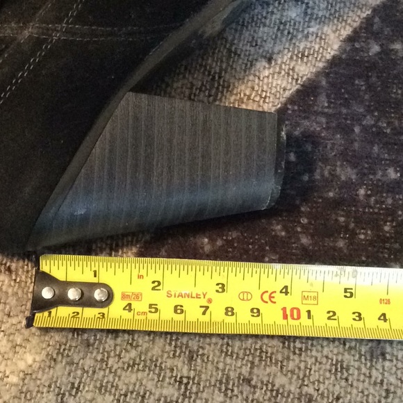 😍5/$20 ! Qupid faux fur trim high heel booties sz 8 - Picture 9 of 10